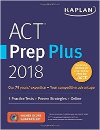 Best ACT Prep book 2018 Kaplan