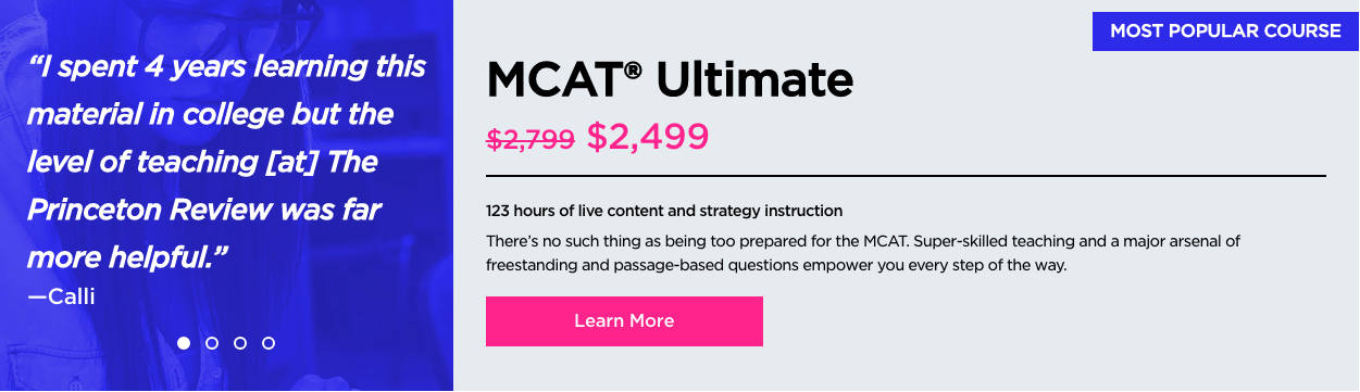 Princeton Review MCAT Ultimate Course